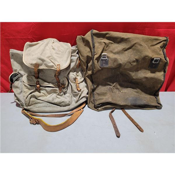 VTG Hiking & Military Canvas Backpacks