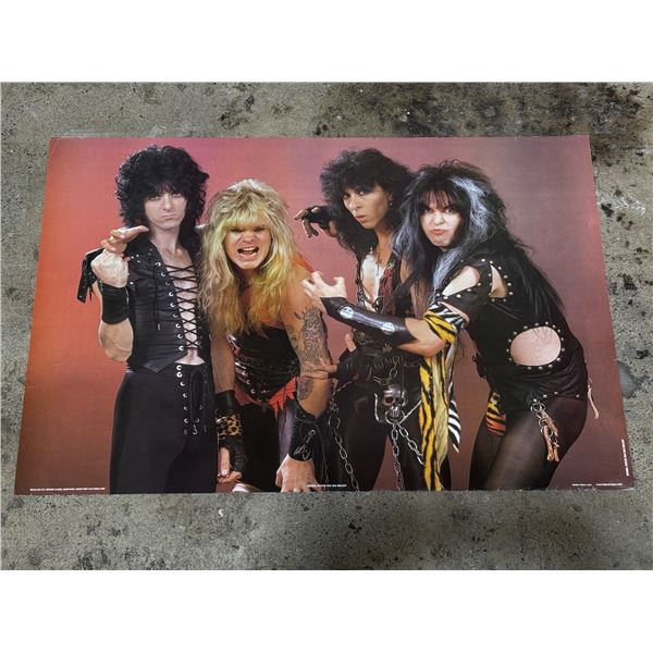 W.A.S.P. Poster Rebel Rock 1985
