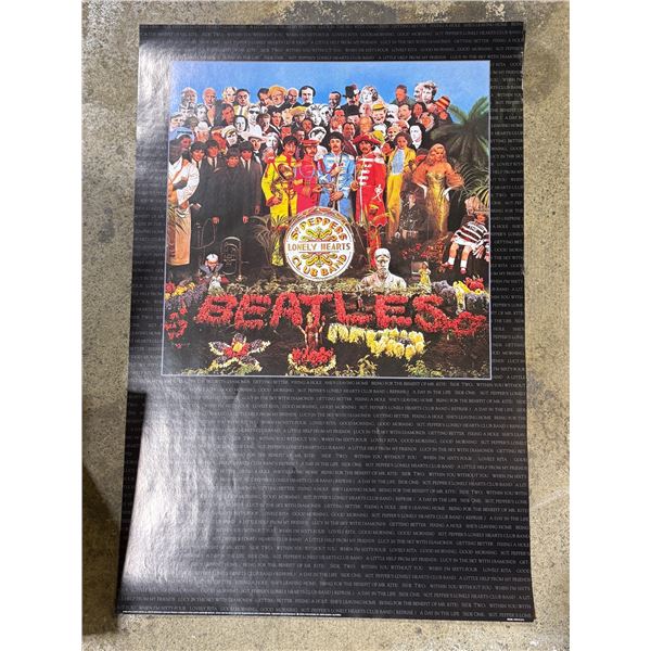 1996 Beatles Sgt. Peppers Club Band Poster