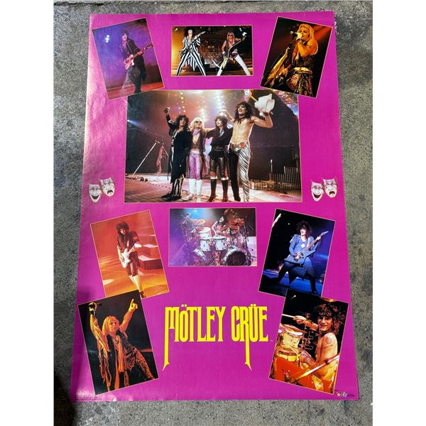 1986 Motley Crue Collage Poster # 3055