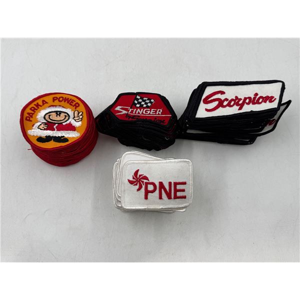 Lot of NOS Patches w/ PNE, Stinger & Scorpion