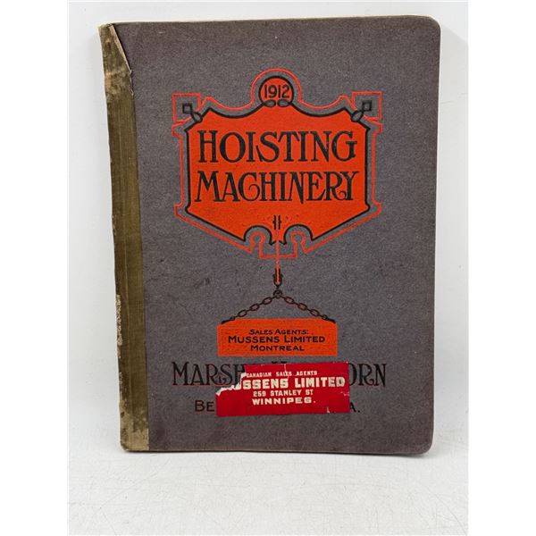 1912 Hoisting Machinery Catalog
