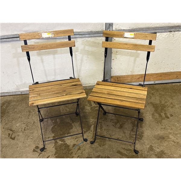 Set of 2 Tarno Ikea Outdoor Folding Chairs