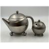 Image 1 : VTG Henley Stainless Steel Teapot & Sugar Set