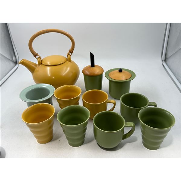 Lot of MCM Hoganas Ceramic Coffee/Tea Set