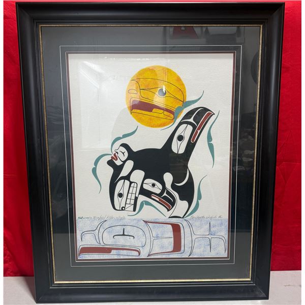 LG Signed Original Indigenous Painting by BC Artist