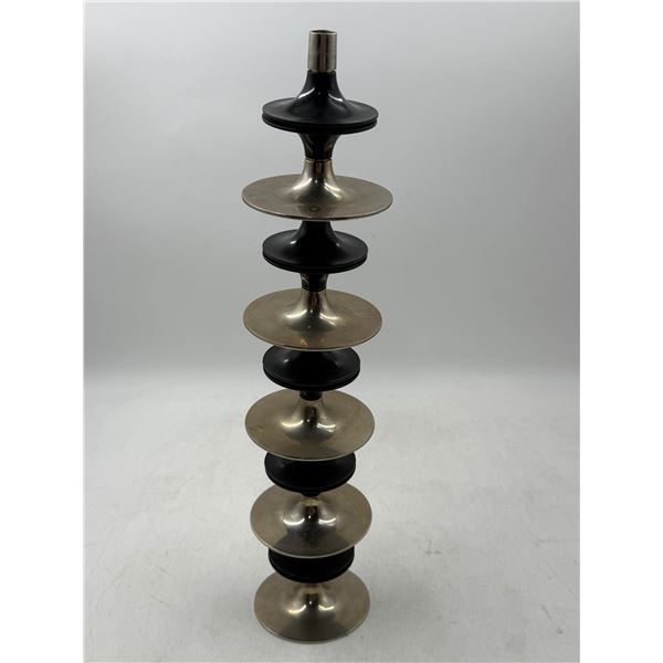 Mid-Century Chrome Stackable Candleholders