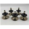 Image 2 : Mid-Century Chrome Stackable Candleholders