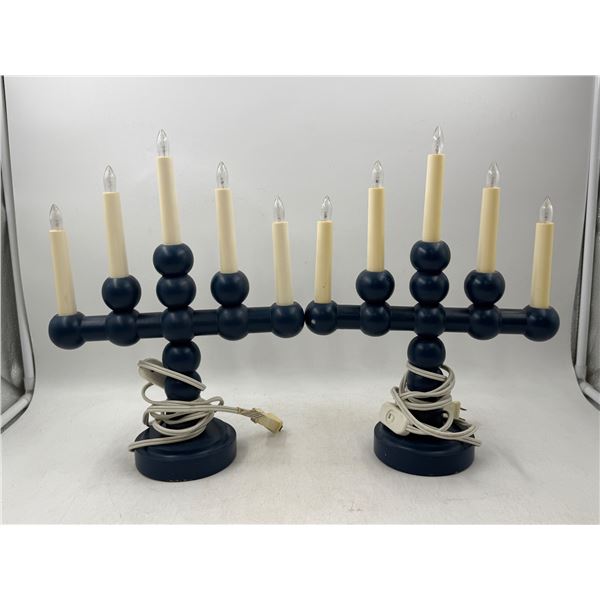 Pair of IKEA Candelabra Lamps
