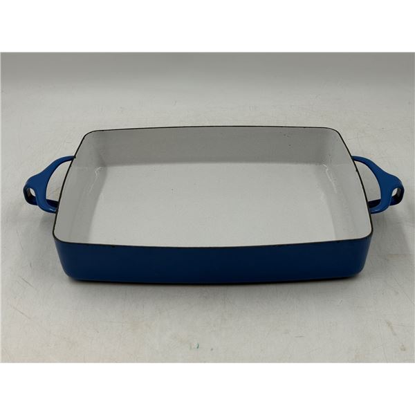 1960s Dansk Designs Steel & Enamel Baking Dish Made in France