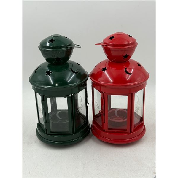 Pair of Tealight Candle Lanterns