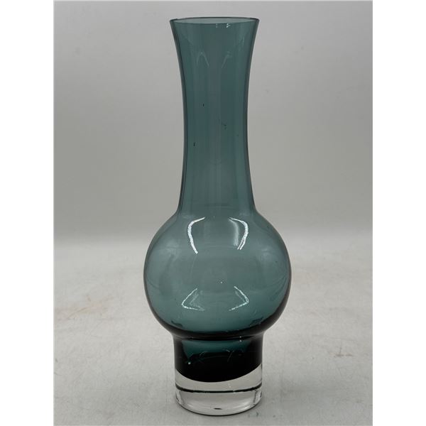 Riihimaen Lasi Oy Glass Vase Designed by Aimo Okkolin