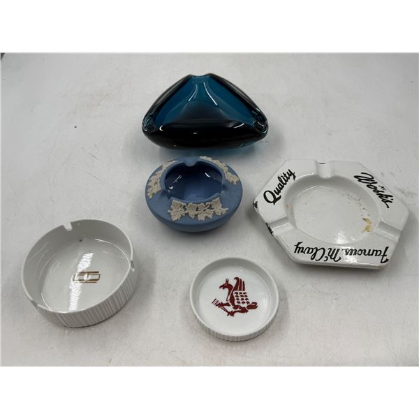 VTG Ashtray Lot w/ Canada Art Pottery, Rosenthal Studio, & More
