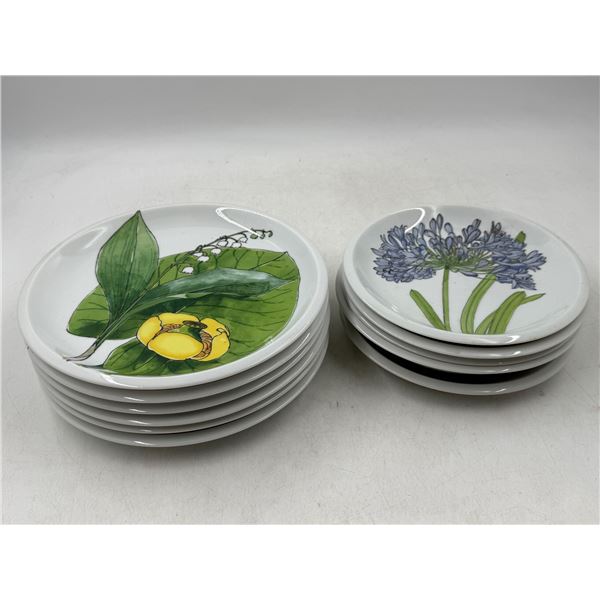 Lot of IKEA Floral Plates