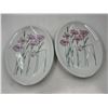 Image 1 : 2 Floral IKEA Plates Made in Portugal by Spal