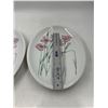 Image 2 : 2 Floral IKEA Plates Made in Portugal by Spal