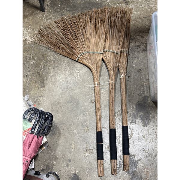 Traditional Grass/Coconut Leaf Brooms