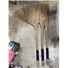 Image 1 : Traditional Grass/Coconut Leaf Brooms