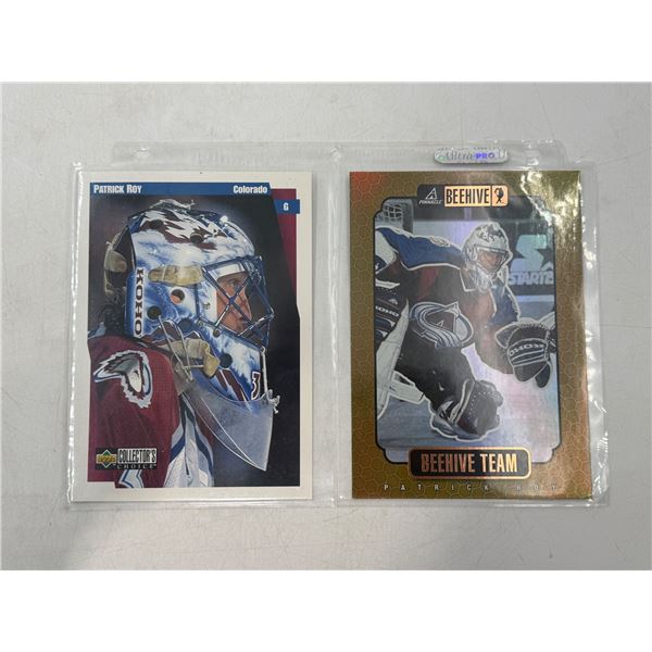 2 Patrick Roy Hockey Cards