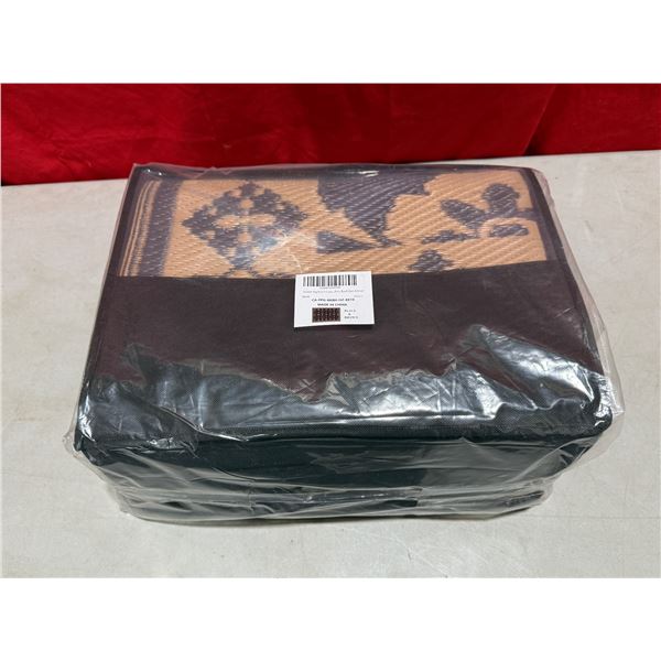 Black & Brown Outdoor Rug 8'x10'