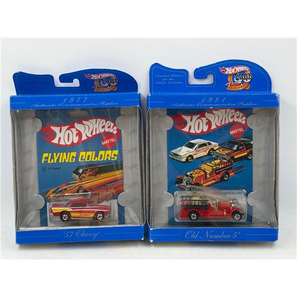 Sealed VTG Hot Wheels 57' Chevy & Old Number 5 Firetruck