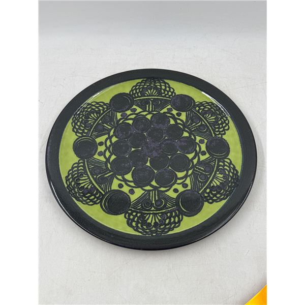 Hand Painted, Glazed Arabia Finland Plate
