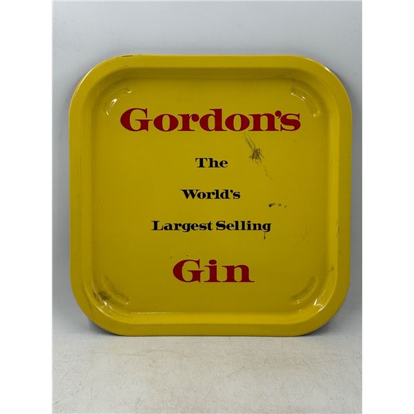 VTG Gordons Gin Metal Serving Tray