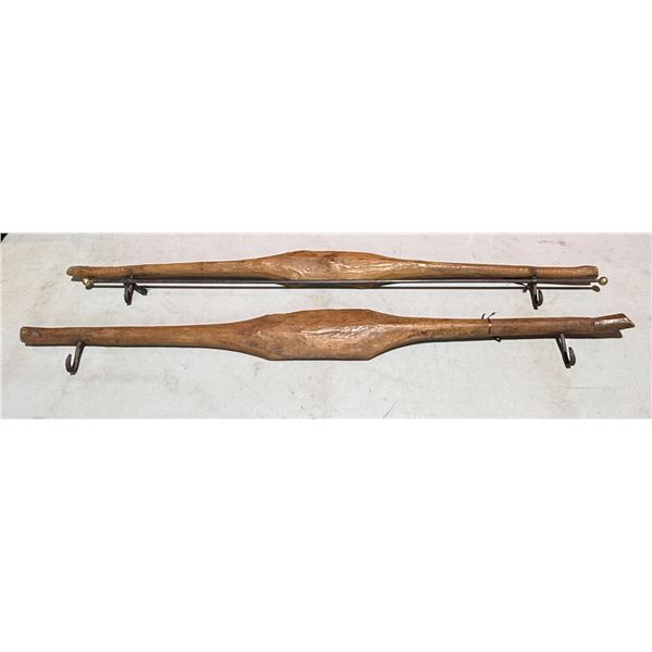 2 Rustic Looking Curtain Rods