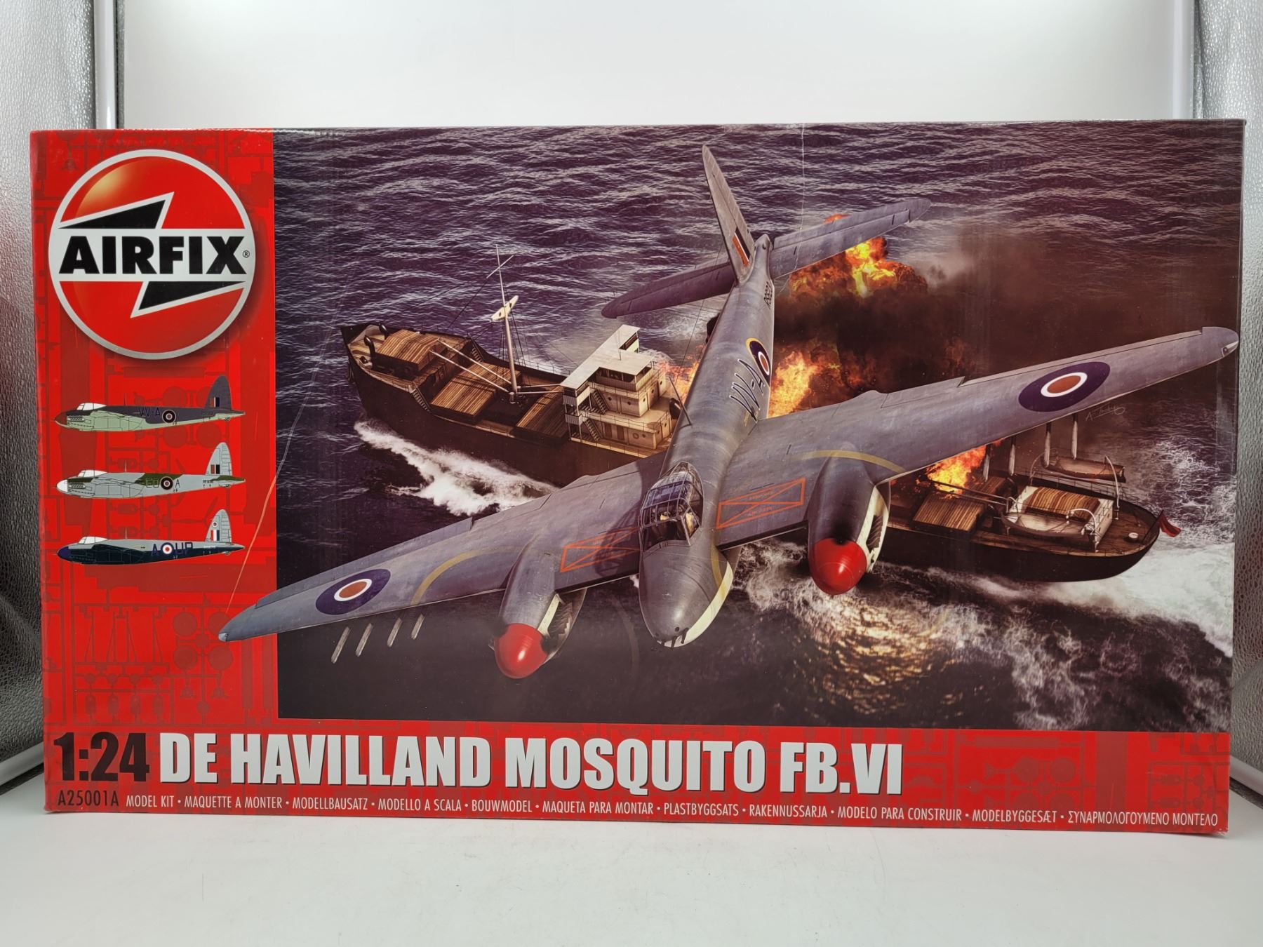 Unbuilt Airfix 1:24 Scale De Havilland Mosquito FB.VI Model Kit