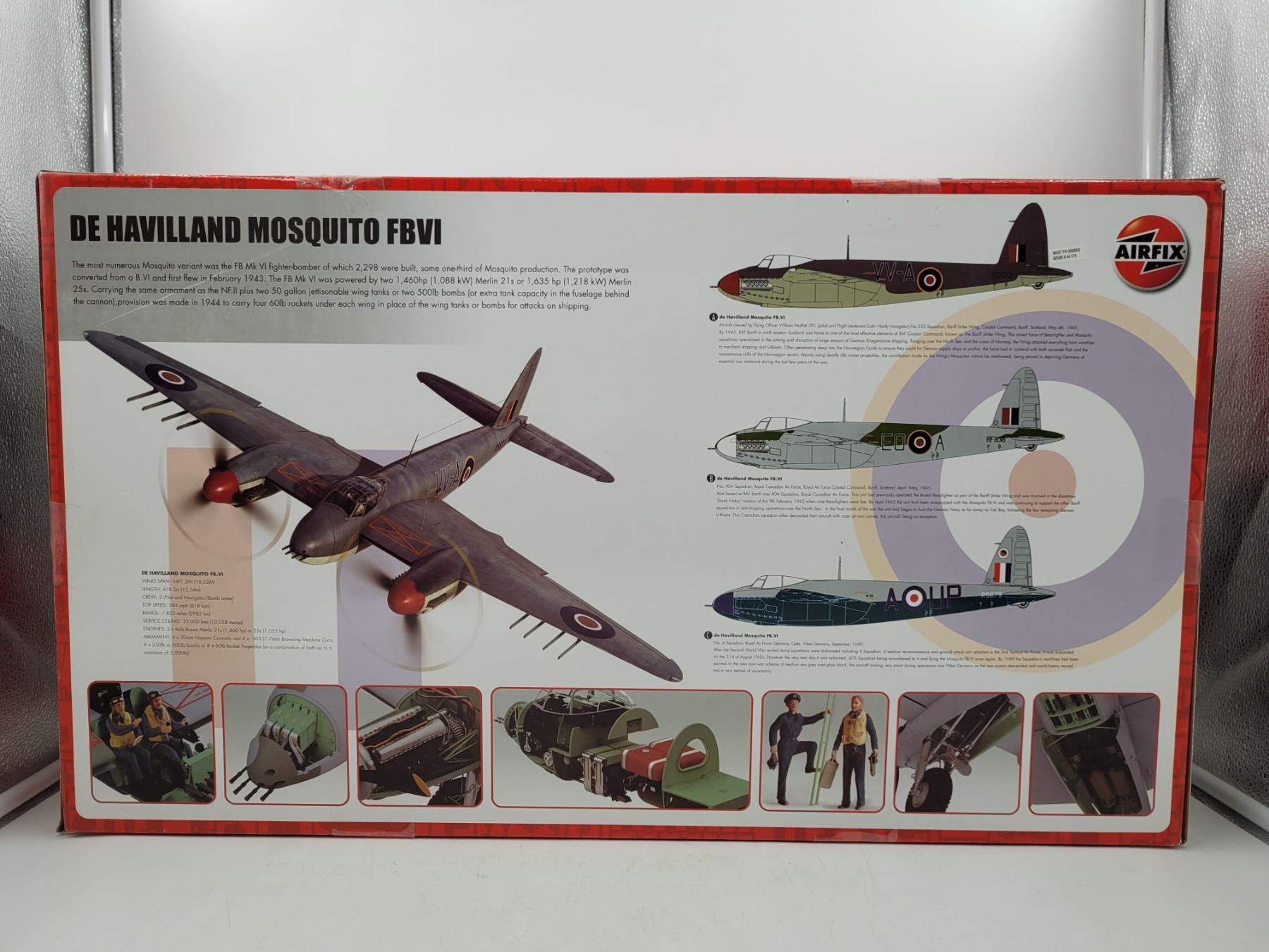 Unbuilt Airfix 1:24 Scale De Havilland Mosquito FB.VI Model Kit