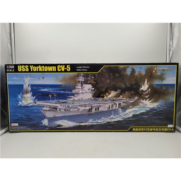 Unbuilt Merit USS Yorktown CV-5 1:350 Scale