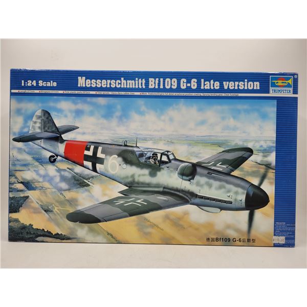 Unbuilt Trumpeter Messerschmitt BF109 G-6 Later Version 1:24 Scale