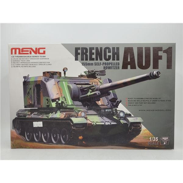 Unbuilt Meng French AUF1 155MM Self-propelled Howitzer 1:35 Scale