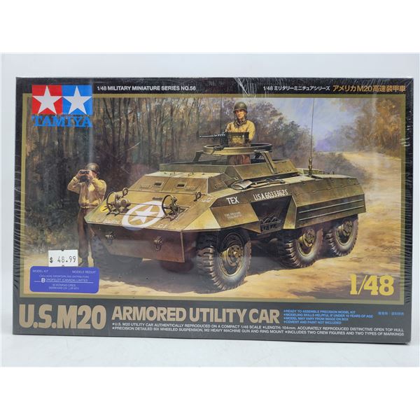 Sealed Tamiya U.S. M20 Armored Utility Car 1:48 Scale