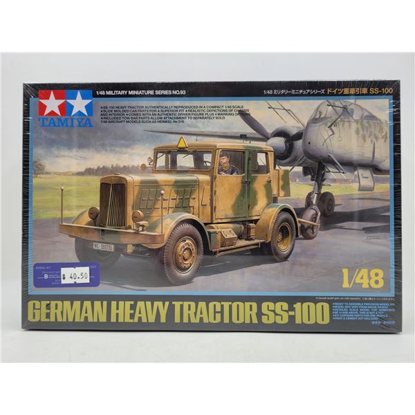Sealed Tamiya German Heavy Tractor SS-100 1:48 Scale