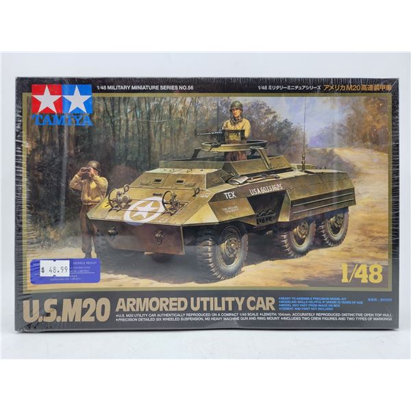 Sealed Tamiya U.S. M20 Armored Utility Car 1:48 Scale