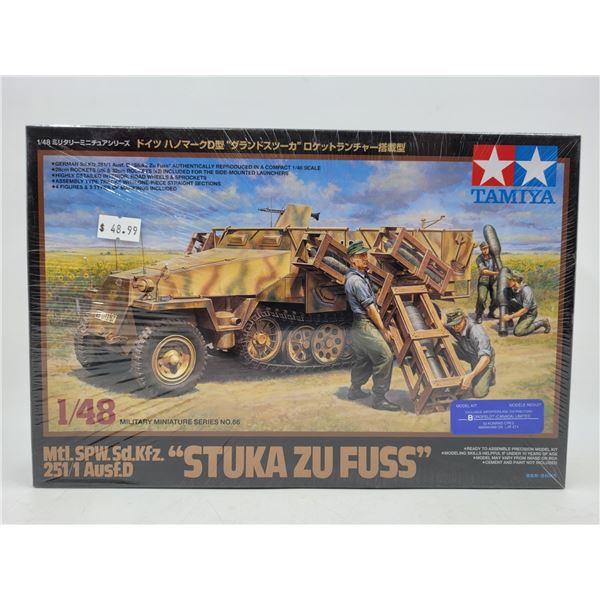 Sealed Tamiya Stuka Zu Fuss 1:48 Scale