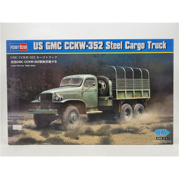 Unbuilt Hobby Boss US GMC CCKW-352 Steel Cargo Truck 1:35 Scale