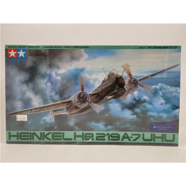 Sealed Tamiya Heinkel He 219 A-7 UHU 1:48 Scale