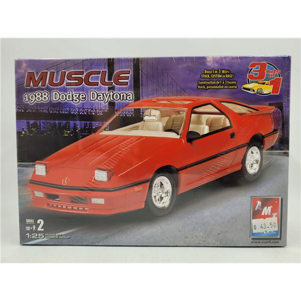 Sealed Ertl Muscle 1988 Dodge Daytona 1:25 Scale Model Kit