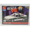 Image 1 : Sealed Ertl Rescue 911 Police Car 1:25 Scale Model Kit