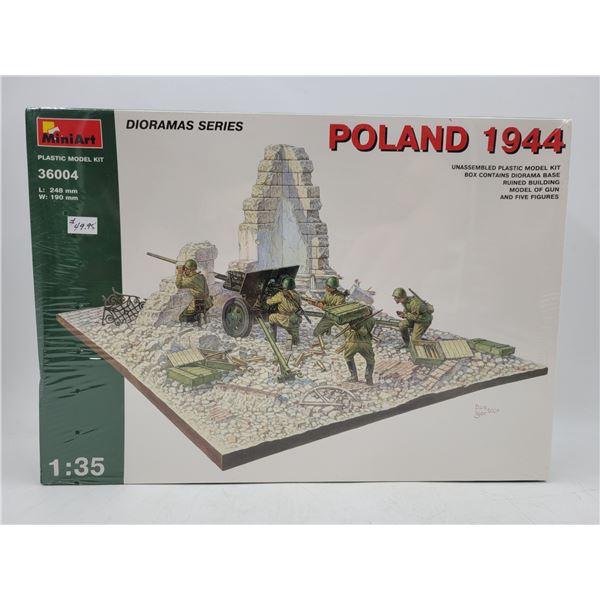 Sealed MiniArt Poland 1944 1:35 Scale Diorama Model Kit