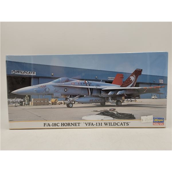 Sealed Hasegawa F/A-18C Hornet "VFA-131- Wildcats" Model Kit