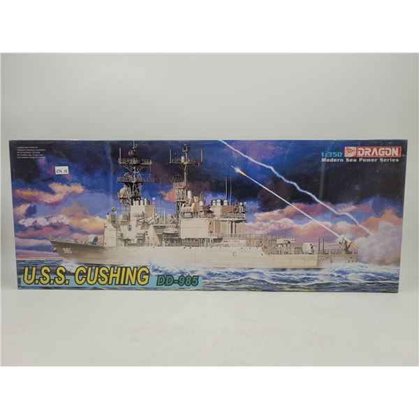 Sealed Dragon USS Cushing DD-985 1:350 Scale Model Kit