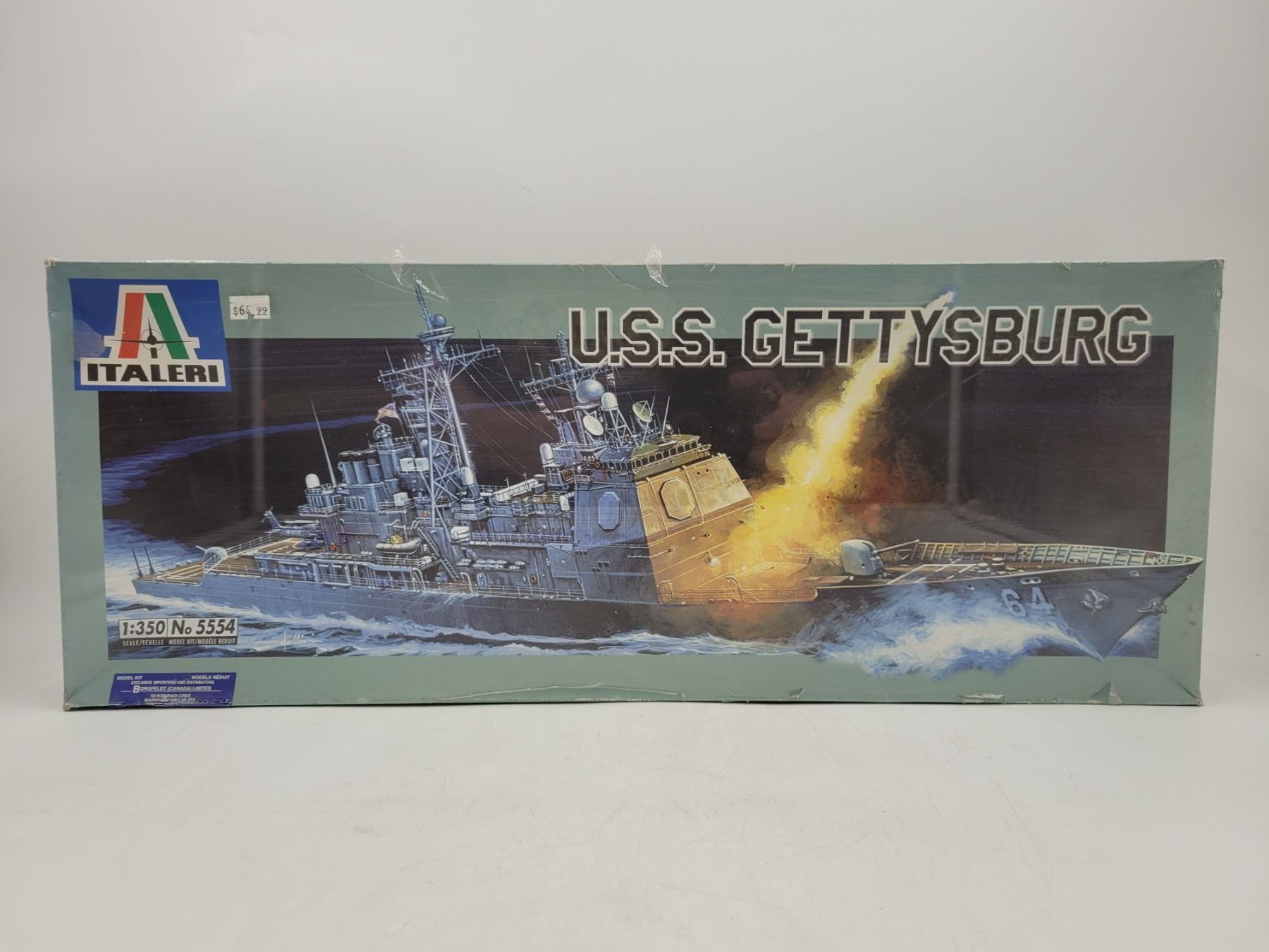 Sealed Italeri USS Gettysburg 1:350 Scale Model Kit