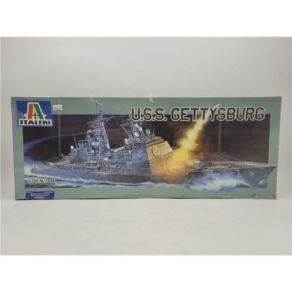 Sealed Italeri USS Gettysburg 1:350 Scale Model Kit