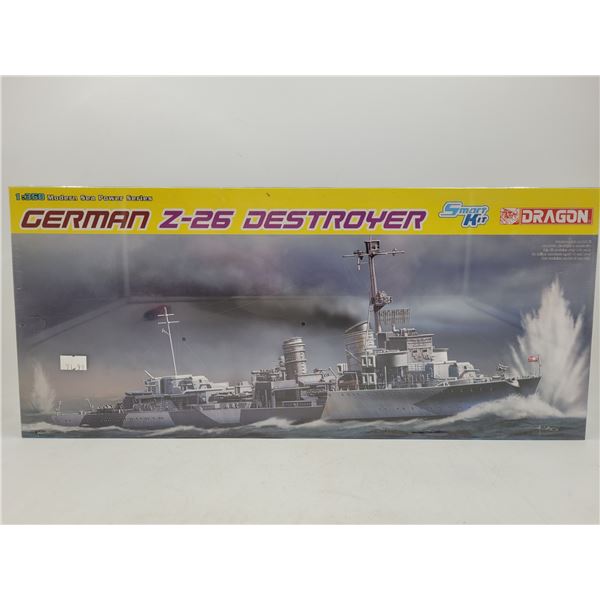 Sealed Dragon German Z-26 Destroyer 1:360 Model Kit