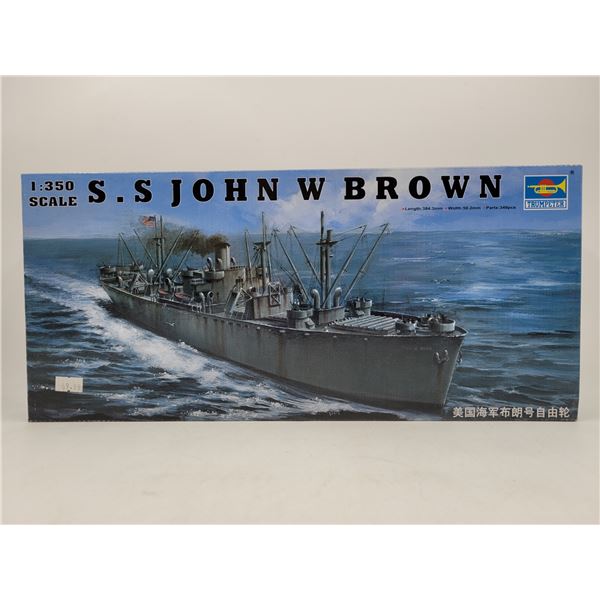 Unbuilt Trumpeter SS John W Brown 1:350 Scale Model Kit