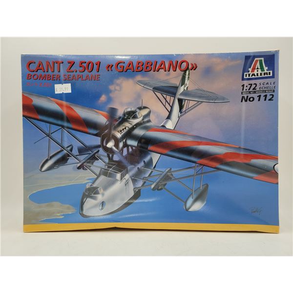 Sealed Italeri Cant Z.501 Gabbiano Bomber Seaplane 1:72 Scale Model Kit