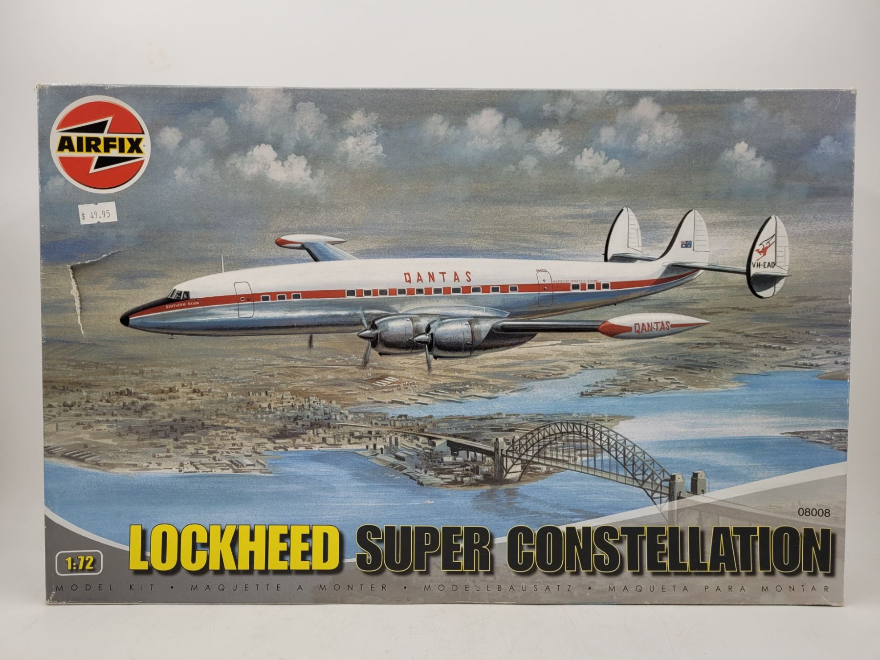 Unbuilt Airfix Lockheed Super Constellation 1:72 Scale Model Kit